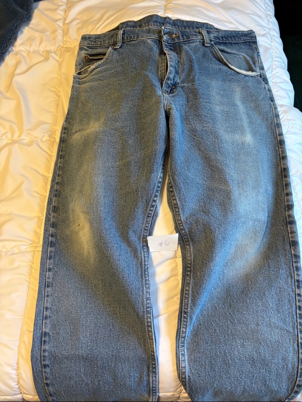 Classic Men's Blue Denim Jeans